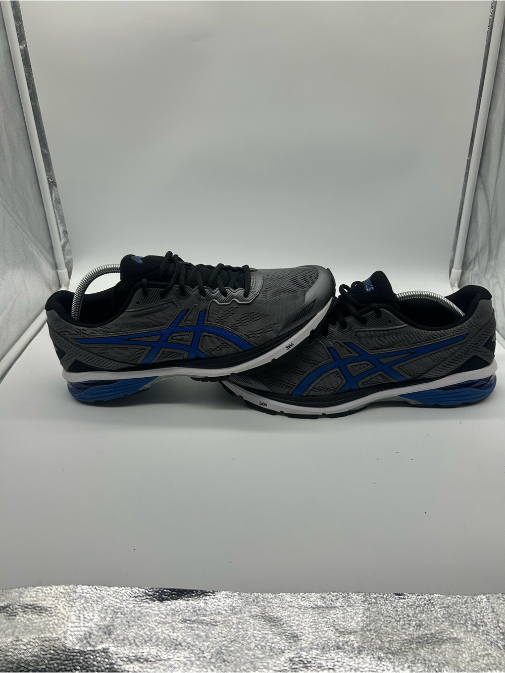 Asics GT-1000 5 T6A3N Athletic Running Shoes Carbon/Imperial/Black Men's Size 11